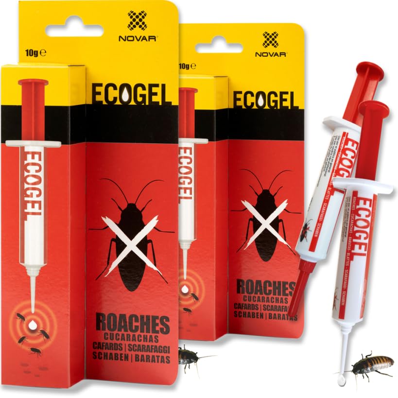 PIC Schabengel Ecogel 2x10g - Effektives Schabenfalle - Schabenmittel mit anlockender Wirkung - Schaben Bekämpfung für ein schädlingsfreies Zuhause - Alternativ zum Kakerlaken Spray
